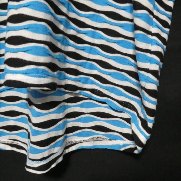 JONES NEW YORK SPORT | medium | Blue - White - Black | Short Sleeve Shirt - Picture 8 of 16